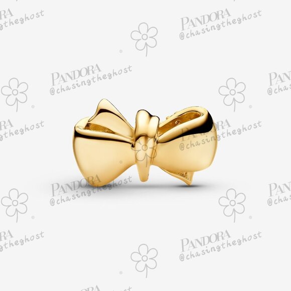 Pandora Sparkling Bow Charm - Picture 2 of 4